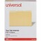 Universal File Folder 9-3/8" x 11-3/4", 1/3-Cut Tab, Yellow, 100PK UNV12304 - alternate 1