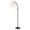 Jonathan Y Sylva 72.5" 3-Light Mid-Century Modern Head-Adjustable Iron LED Arc Floor Lamp, Black JYL3080A - alternate 8