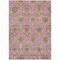 Homeroots 5' X 8' Chocolate Beige And Mauve Medallion Washable Indoor Outdoor Area Rug 587777 - alternate 7