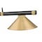 Z-Lite Vanguard Matte Black + Rubbed Brass 3 Light Billiard 3050-3MB-RB-RB15 - alternate 7