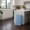 Happimess Tammi Kitchen 14.5-Gallon Slim Metal Push Button Trash Can, Tide Pool Blue HPM1017H - alternate 7