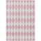 Homeroots 5' X 8' Pink And Ivory Geometric Washable Indoor Outdoor Area Rug 577092 - alternate 7