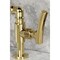 Kingston Brass Bridge Bathroom Faucet with Brass Pop-Up, Polished Brass KS2172TKL - alternate 5