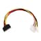 Monoprice SATA(M)/Molex 4pin/4pin, Pwr Cable, 12in 7642 - alternate 1