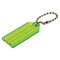 Lucky Line Transparent 2-1/4'' I.D. Key Tag with Chain, 2PK 10102 - alternate 1