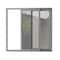 Vdomdoors Patio Exterior Metal-Plastic Sliding Doors / Patio 8166 Gray Ash 64" x 80" Left active door / Tempe PATIO8166SS-6480-LH - alternate 1