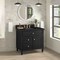 James Martin Vanities Lorelai 36" Single Vanity, Black Onyx, w/ 3 CM Phantome Eclos Top 424-V36-BKO-3PHT - alternate 7