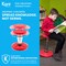 Kore Design Kids Adjustable Standard Wobble Chair 14-19in., Red KOR3100 - alternate 8