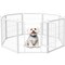 Simple Deluxe Dog Playpen, 24in Height 8-Panel Heavy-Duty Structure for Yard and Camping, Designed Specifically f PTPPEN2424Q8WHT - alternate 1