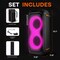 Pyle Compact Bluetooth PA Party Speaker System, 160W Dual 6.5 in Karaoke Machine with Mic, Rechargeable PPHP26BLBG - alternate 2