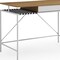 Homeroots 43" Natural and White Writing Desk 543757 - alternate 5
