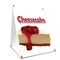Signmission Cheesecake, 36 Inch x 24 Inch A-frame Yard Sign, Plastic Sign SBC-2436-Cheesecake - alternate 1
