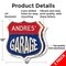 Signmission Andres's Garage, 12 inch X 12 inch, Aluminum Metal Sign, 2PK SHI-A-2PACK-12-383-ANDRES - alternate 4