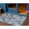 Homeroots 3' X 5' Navy Blue And Ivory Palm Leaf Indoor Outdoor Area Rug 554900 - alternate 7