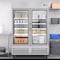 Koolmore 54 in. Commercial Two Glass Door Convertible Reach-In Refrigerator/Freezer with 49 Cu. Ft. Capacity KM-RIC-2DGD - alternate 8