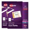 Avery Name Badge Insert Refills, Horizontal, 3 x 4, White, 600PK 35392 - alternate 1