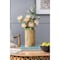 Homeroots 10" Gold Aluminum Oval Faux Wood Table Vase 565439 - alternate 7