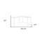 Homeroots 58" White Wood and Metal Corner Computer Desk 489867 - alternate 7