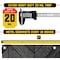 Core Tarps Extreme Heavy Duty 20 Mil Tarp Cover, Waterproof, UV Resistant Grey Wood/Black 9ft X 12ft CT-712-9X12 - alternate 5