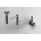 Kingston Brass Wall Mount Pot Filler Faucet with Knurled Handle, Brushed Nickel KS8108RKX - alternate 4