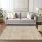 Homeroots 3' X 5' Beige And Ivory Geometric Washable Indoor Outdoor Area Rug 614053 - alternate 8