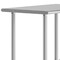 Flash Furniture Reese 24x36 Portable Work Table, SS Top Shelf, Galvanized Steel Undershelf, 4 Casters w/2 Locking NH-WT-2436-CAS-GG - alternate 6