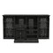 Homeroots 34in Black Solid Wood Carved Floral Bar Cabinet With Two Doors And One Drawer 727848 - alternate 7