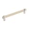 Amerock Mulino 7-9/16 in 192 mm Center-to-Center Silver Champagne/Polished Chrome Cabinet Pull BP36725SC26 - alternate 1