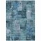 Homeroots 3' X 5' Blue And Ivory Abstract Washable Indoor Outdoor Area Rug 630765 - alternate 7