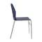 Flash Furniture HERCULES Navy Stack Chair with Air-Vent Back, Non-Sled Base and Gray Powder Coated Metal Frame, 5PK 5-RUT-NC498-NV-GG - alternate 6