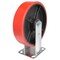 Vestil Polyurethane Rigid Caster 8 In. Diameter x 2 In. Width 1474 Lb. Capacity Red/Black CST-VE-8X2PU-R - alternate 6
