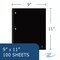 Roaring Spring Case of Stasher 1 Subject Spiral Notebook, 11"x9" 100 sht, Narrow Ruled, Cover Pkt, Asstd. Cover, PK24 11097cs - alternate 4