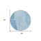 Homeroots 8' Denim Blue And Sky Blue Round Abstract Washable Indoor Outdoor Area Rug 582010 - alternate 5