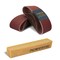 Powertec Sanding Belt Assortment, 3in W, 21in L, 5 EA of 40/80/120/240 Grit, 20PK & Abrasive Cleaning Stick 110434N - alternate 1