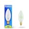 Bulbrite 5w Dimmable Clear B8 Incandescent Light Bulbs Candelabra (E12) Base, 2700K Warm White Light, 50PK 861959 - alternate 2