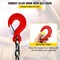 Vevor 5/16" x 5' Chain Sling 4 Legs G80 Lifting Chain with Grab Hooks 11000 lbs 8x1.5m-A - alternate 3