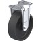 Blickle Rigid Plate Caster, Glass Nyln, 5", 330 lb. B-POHI 125G-12-XAT - alternate 1