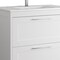 Homeroots 32" White Wood Freestanding Bathroom Vanity With White Sink And Two Drawers 627398 - alternate 5