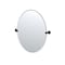 Gatco Sky 26.5" Frameless Oval Mirror, Matte Black 5559MX - alternate 1