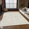 Homeroots 3' X 5' Ivory And Beige Geometric Washable Indoor Outdoor Area Rug 583300 - alternate 9