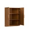 Homeroots 31in Walnut Wood Corner Accent Cabinet 693405 - alternate 4