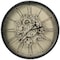 Homeroots 18" Black and Ivory Vintage Gear Industrial Wall Clock 401296 - alternate 6
