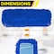 Gritt Commercial 24 Microfiber Looped Dust Mop Pad Head GRI182-24-12PK-ZORO - alternate 8