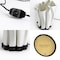 Jonathan Y Flame 13.5 in. Modern Bohemian Plant-Based PLA 3D Printed Dimmable LED Table Lamp, White/Black USA1002B - alternate 5