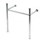 Kingston Brass Stainless Steel Console Sink Legs, Polished Chrome VPB34281 - alternate 1