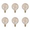 Bulbrite 25W Globe G16 Incandescent Bulbs, Amber Marble Glass, Candelabra E12 Screw Base, 6PK 861320 - alternate 1
