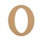 Plaid MDF Letter, O, 5 Inch, 12PK 63568 - alternate 4