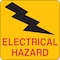 Brady BradyCone Pictogram Labels, ELECTRICAL HAZARD 77221 - alternate 1