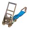 Mytee Products 2PK 3inx30ft Ratchet Tie-Down Straps w/Wire Hook 15000lbs BS for Trailer Blue, 2PK RS330WH-Bx2 - alternate 8