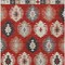 Homeroots 5' X 8' Red Ivory And Salmon Southwestern Washable Indoor Outdoor Area Rug 615165 - alternate 6